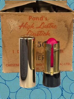 Vintage 1950's Pond's High Lustre Lipstick Dither (1650) Display Only NOS Rare